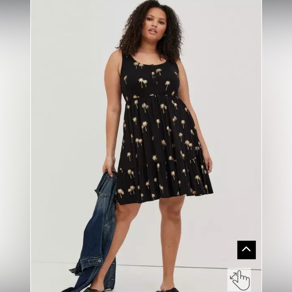 Mini Super Soft Tiered Skater Dress